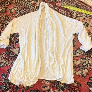 Banana Republic Ivory Knit Cardigan